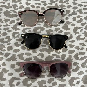 3 pairs of sunglasses